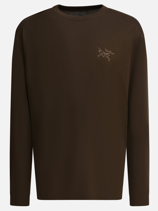 Crewneck t-shirts Logo  Brown - Arc'teryx Men | PLP | VIETTI Online Store 
