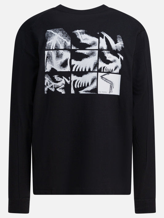 T-shirt girocollo Print  Nero - Arc'teryx Uomo | VIETTI Online Store | 2
