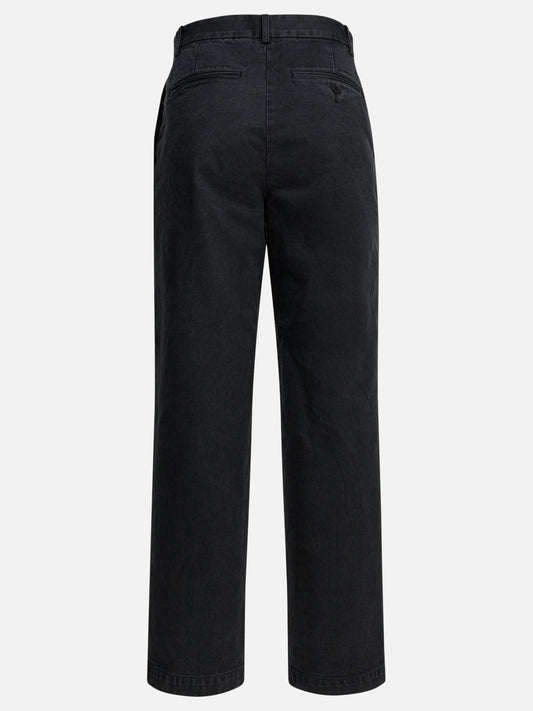 Leisure trousers Solid colour  Black - Auralee Women | PDP | VIETTI Online Store | 2
