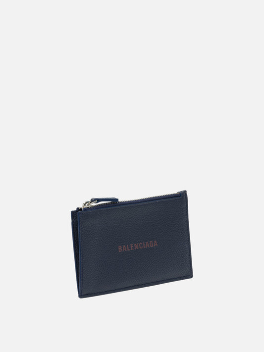 Portacarte 100% calf leather  Blu - Balenciaga Uomo | PDP | VIETTI Online Store | 2
