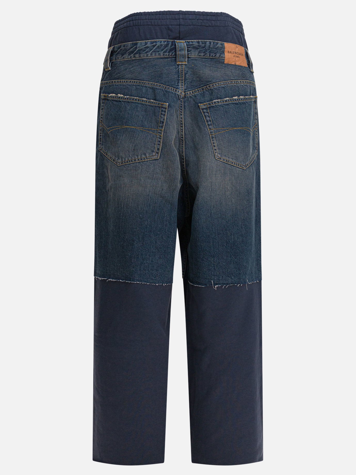 Wide-leg jeans Denim  Blue - Balenciaga Men | PDP | VIETTI Online Store | thumbnail_2