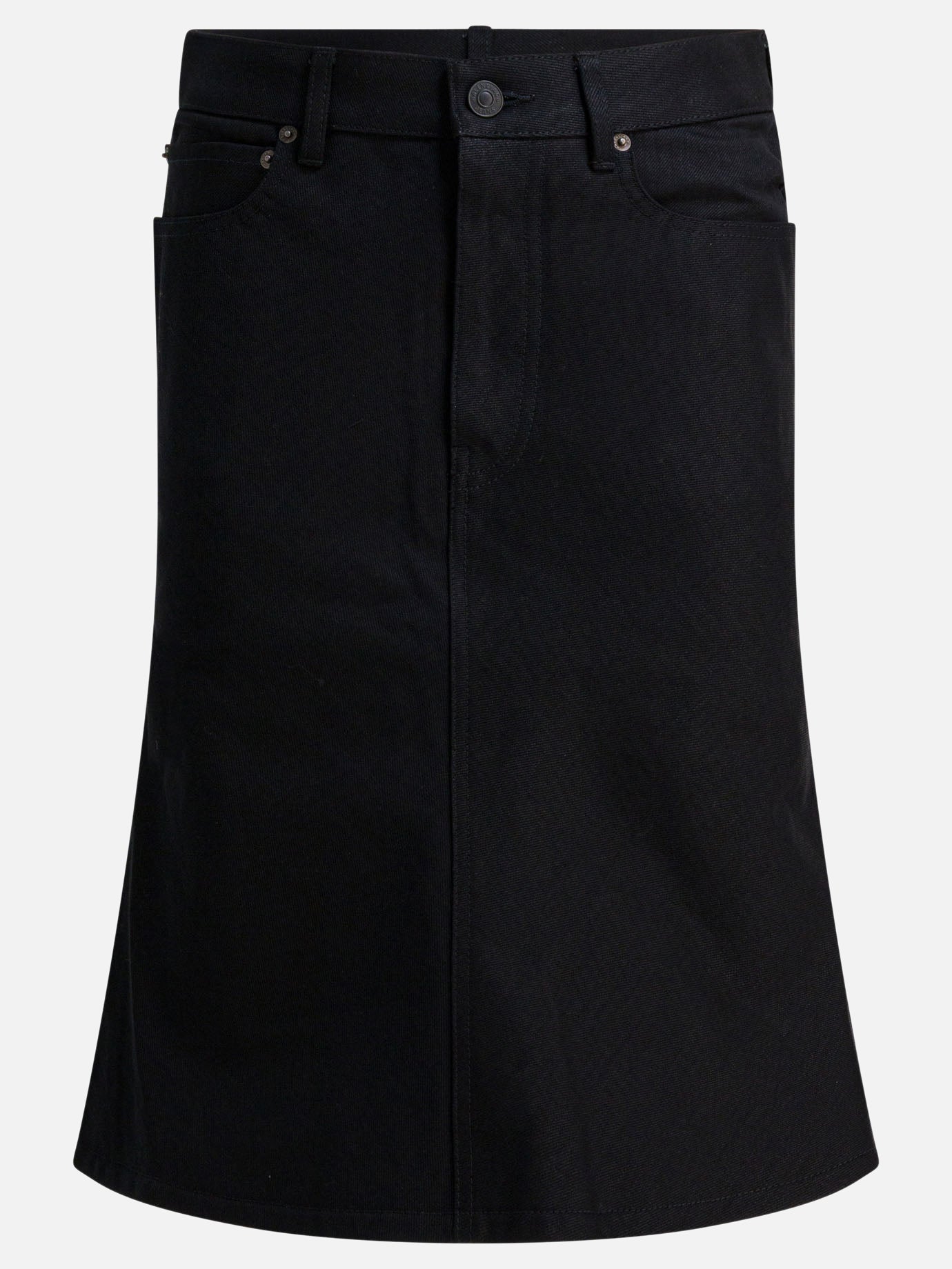 Midi skirts Solid colour  Black - Balenciaga Women | PDP | VIETTI Online Store | thumbnail