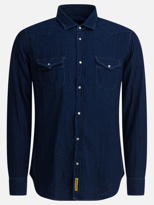 Casual shirts Check  Blue - BD BAGGIES Men | PDP | VIETTI Online Store 
