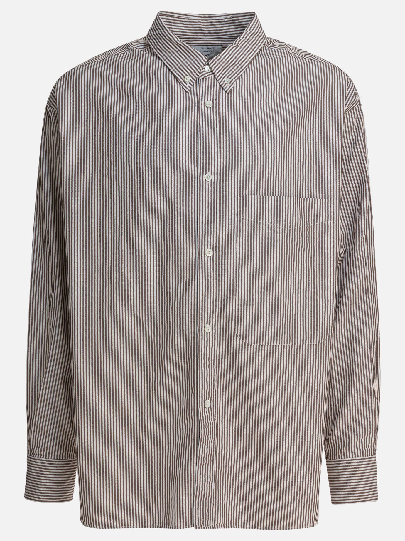Casual shirts Solid colour  Brown - Beams Plus Men | PDP | VIETTI Online Store | thumbnail