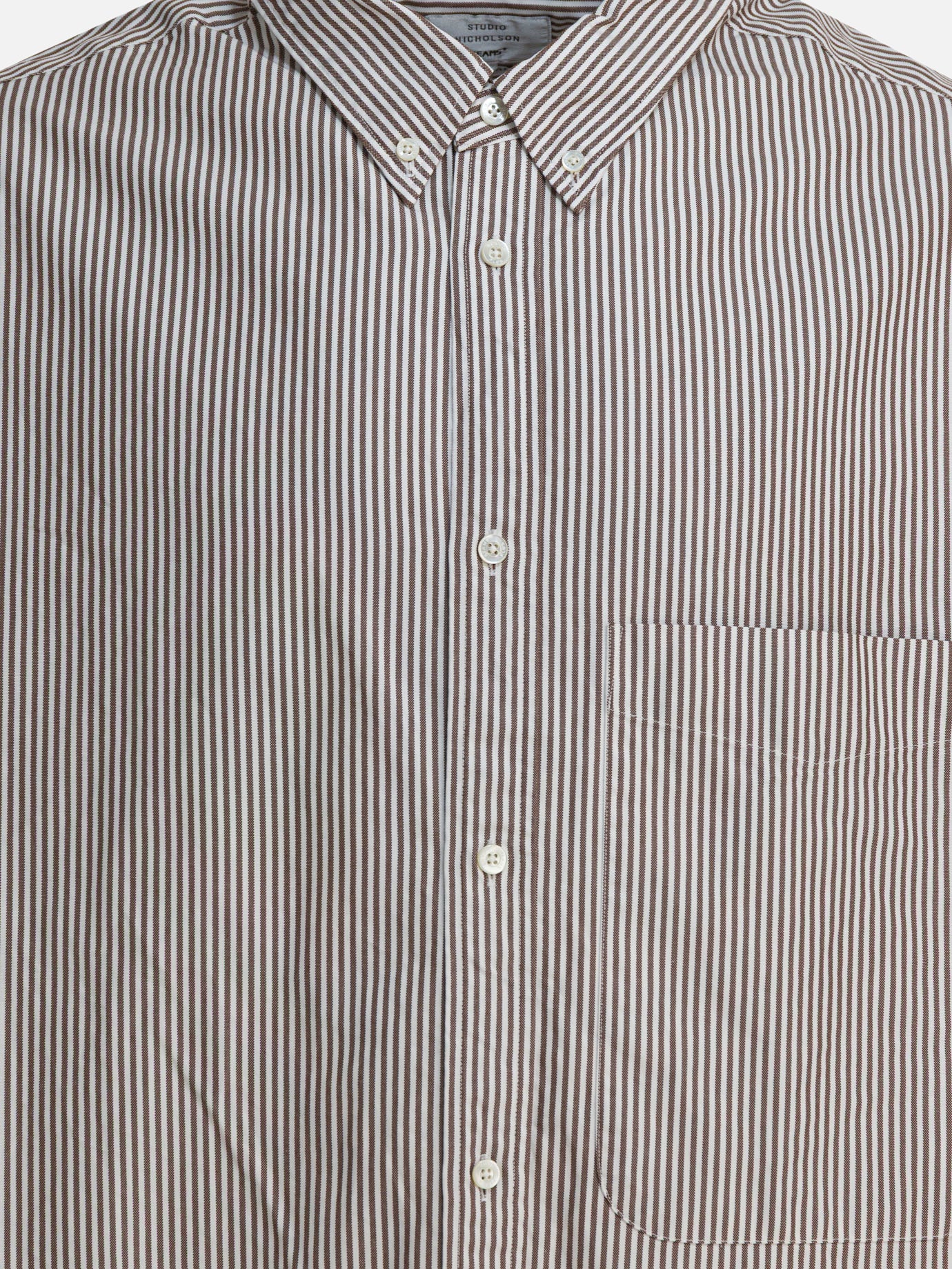 Casual shirts Solid colour  Brown - Beams Plus Men | PDP | VIETTI Online Store | Zoom-Modal_3
