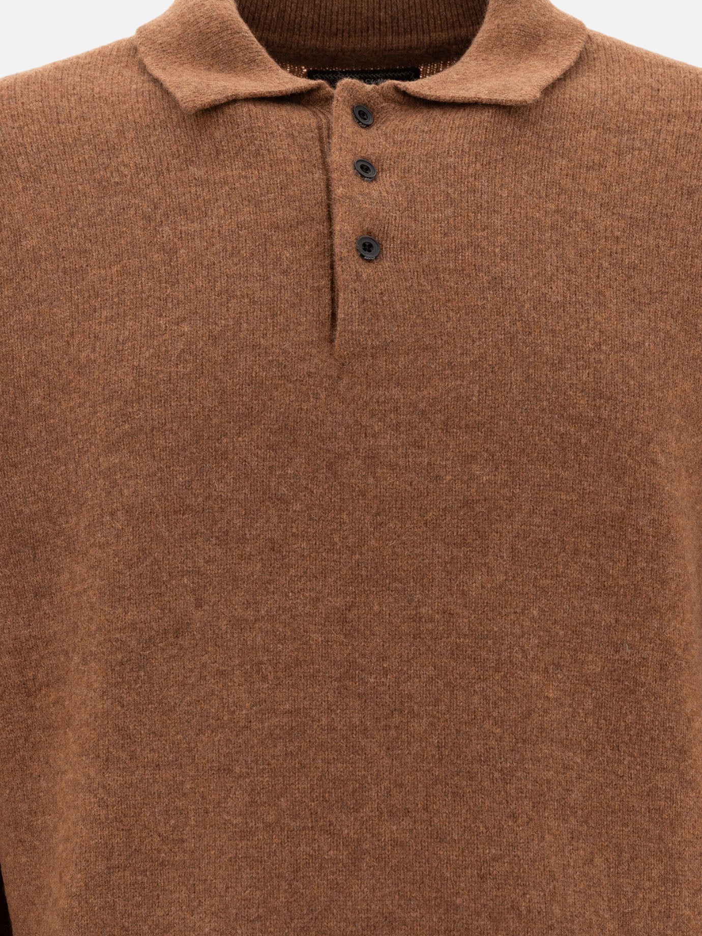 Polo shirts with buttons Solid colour  Brown - Beams Plus Men | PDP | VIETTI Online Store | Zoom-Modal_3

