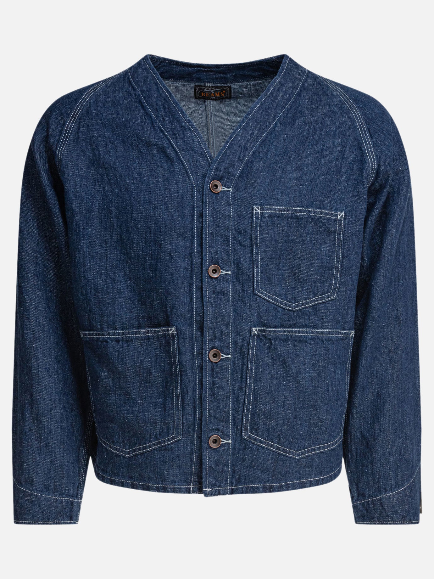 Denim jackets Solid colour  Blue - Beams Plus Men | PDP | VIETTI Online Store | thumbnail