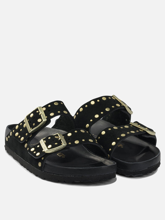 Flat sandals 100% leather  Black - Birkenstock Women | PDP | VIETTI Online Store | 2
