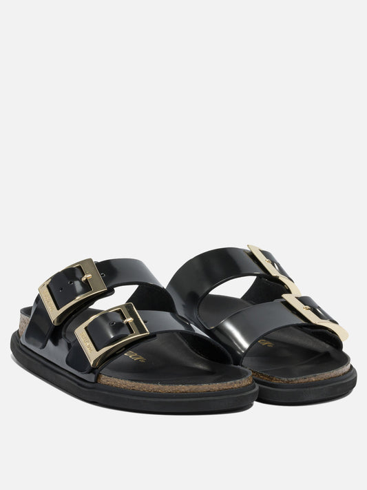 Flat sandals 100% leather - 100% EVA  Black - Birkenstock Women | PLP | VIETTI Online Store | 2
