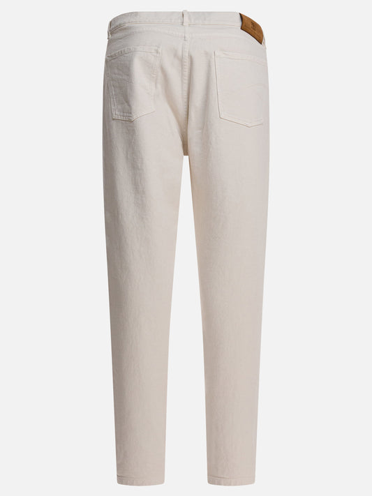 Straight-leg jeans Tinta unita  White - Brunello Cucinelli Men | PLP | VIETTI Online Store | 2
