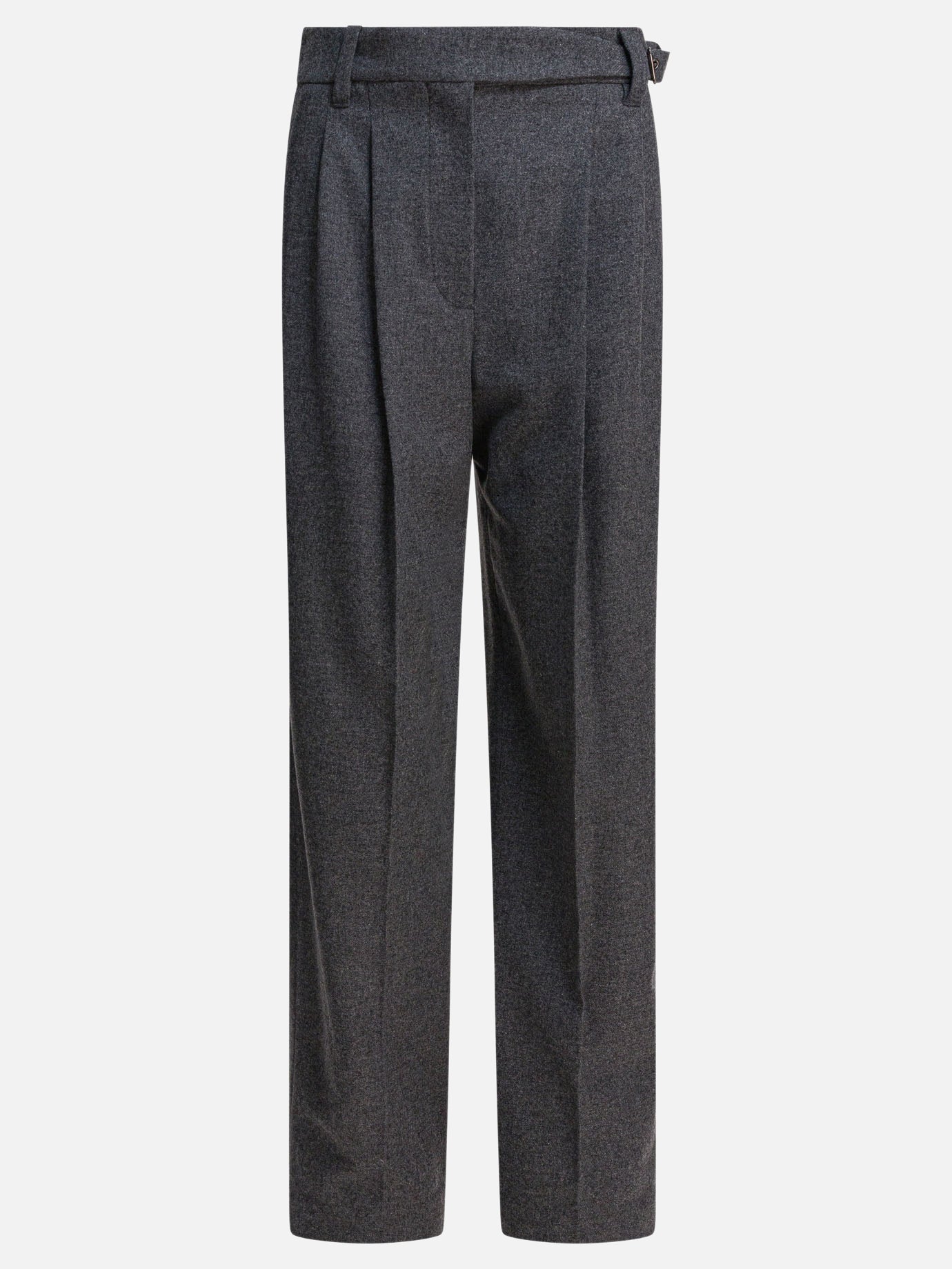 Pantaloni casual Pinstriped  Grigio - Brunello Cucinelli Donna | PDP | VIETTI Online Store | thumbnail