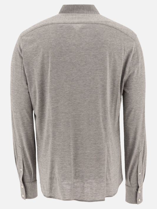Camicie casual Solid colour  Grigio - Brunello Cucinelli Uomo | PLP | VIETTI Online Store | 2
