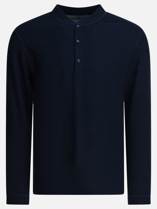 Crewneck t-shirts Solid colour  Blue - Brunello Cucinelli Men | PLP | VIETTI Online Store 
