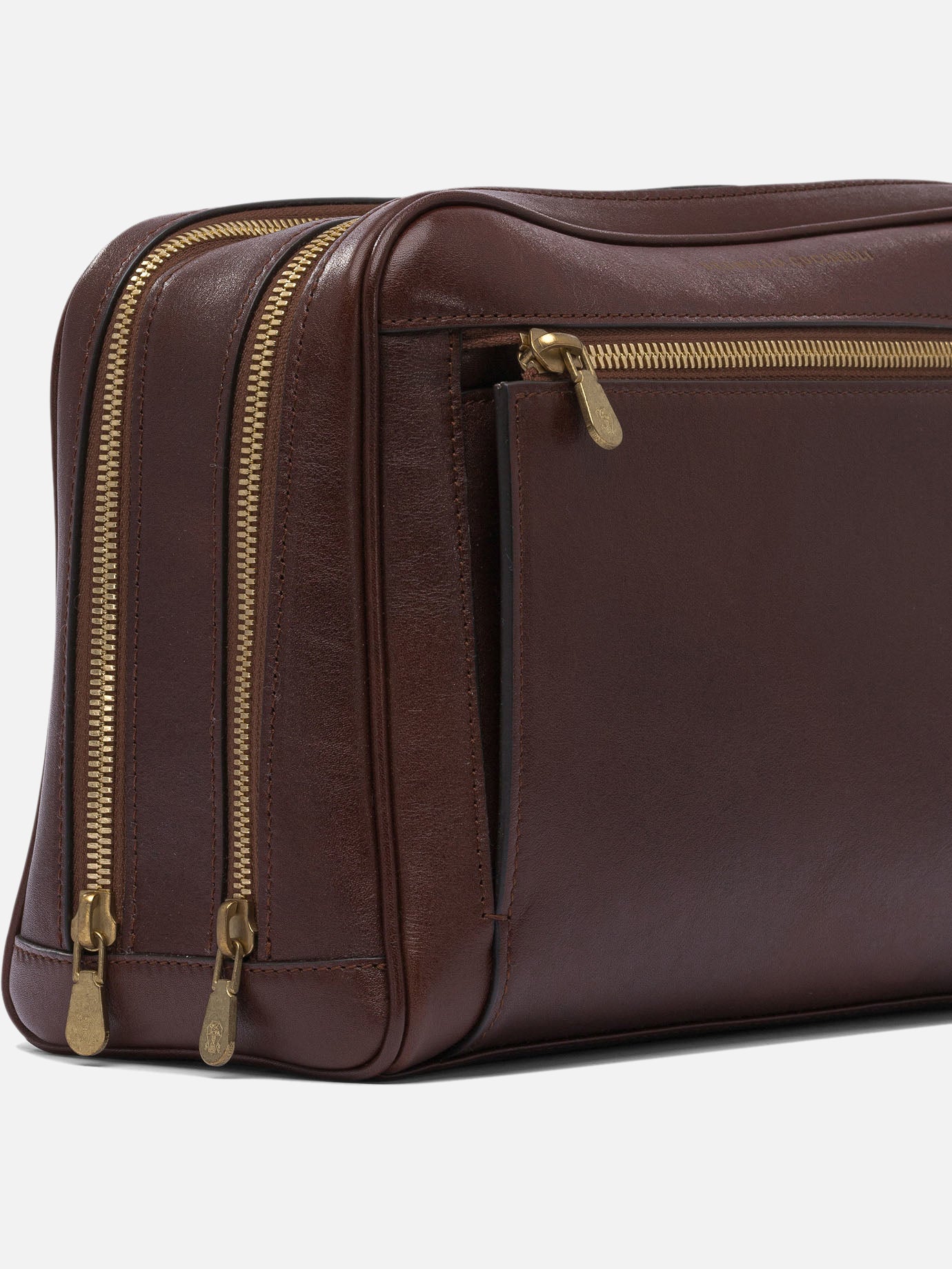 100% leather 100% leather  Marrone - Brunello Cucinelli Uomo | PDP | VIETTI Online Store | thumbnail_4