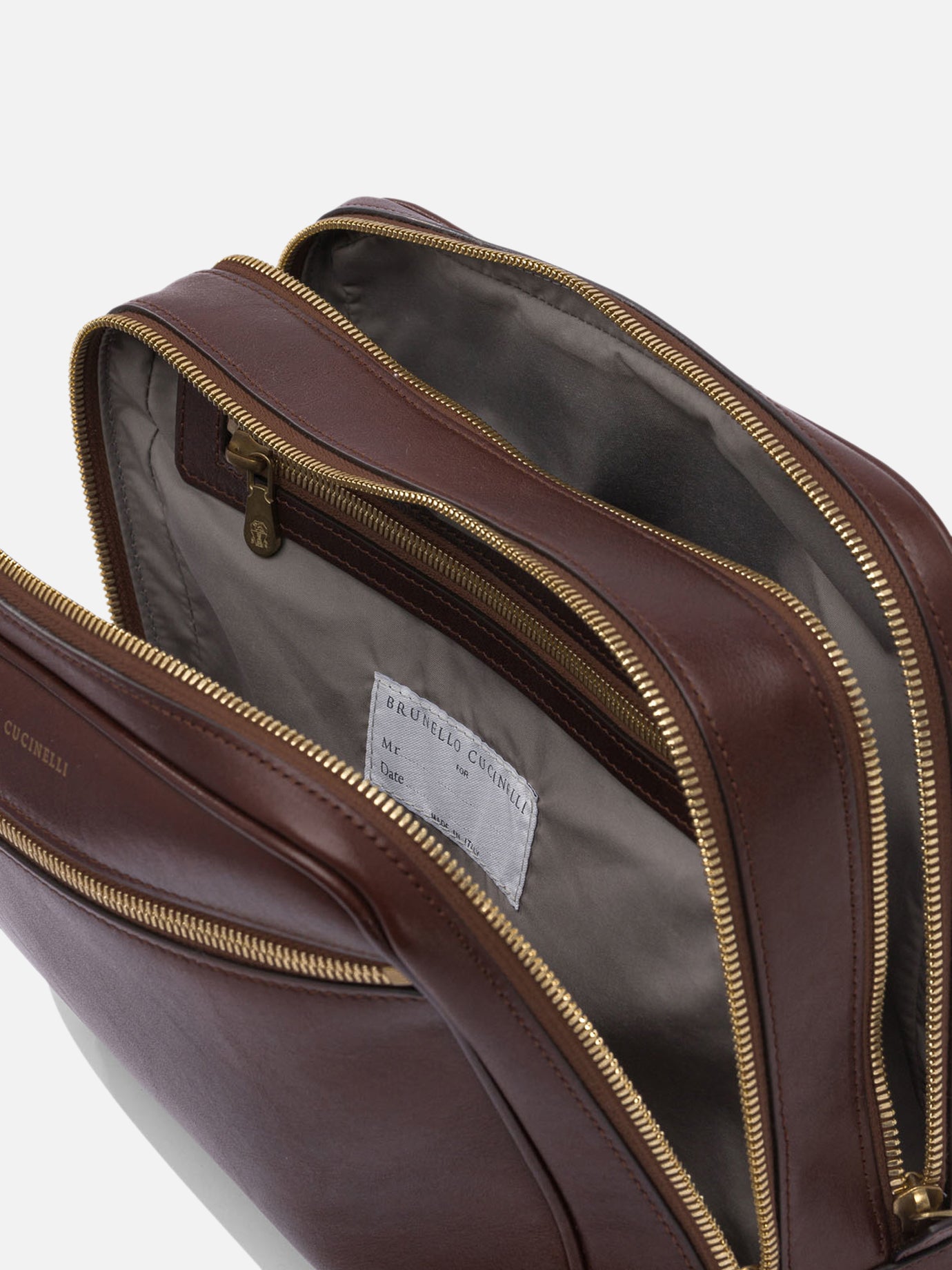 100% leather 100% leather  Marrone - Brunello Cucinelli Uomo | PDP | VIETTI Online Store | Zoom-Modal_5
