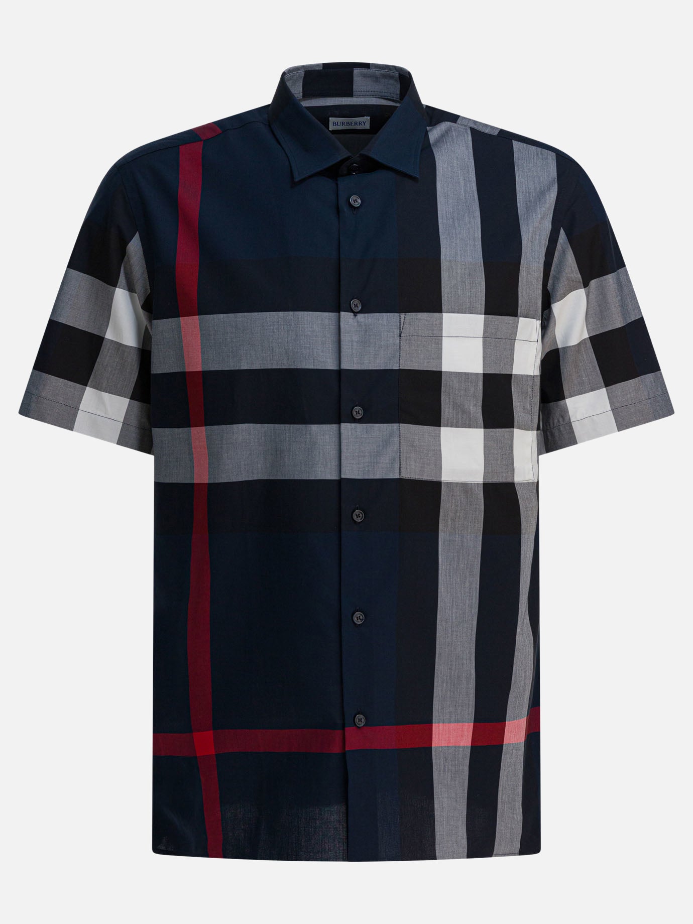 Camicie casual Check  Blu - Burberry Uomo | PDP | VIETTI Online Store | Zoom-Modal
