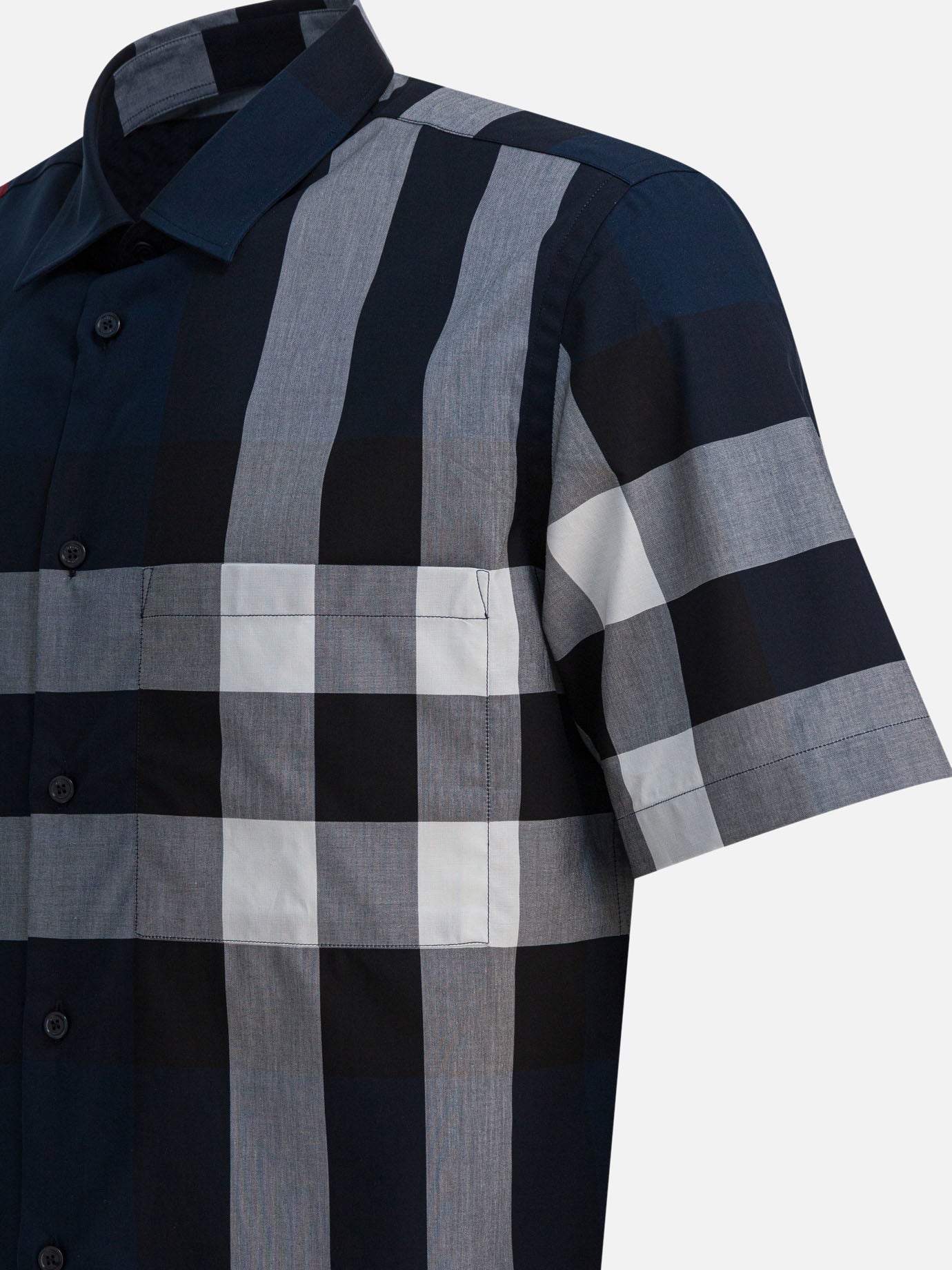 Camicie casual Check  Blu - Burberry Uomo | PDP | VIETTI Online Store | thumbnail_4