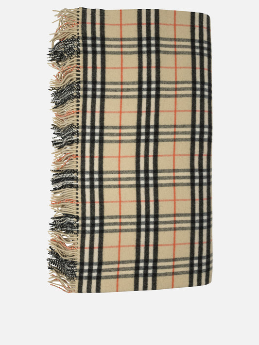 Blankets Check  Beige - Burberry Woman | PDP | VIETTI Online Store 
