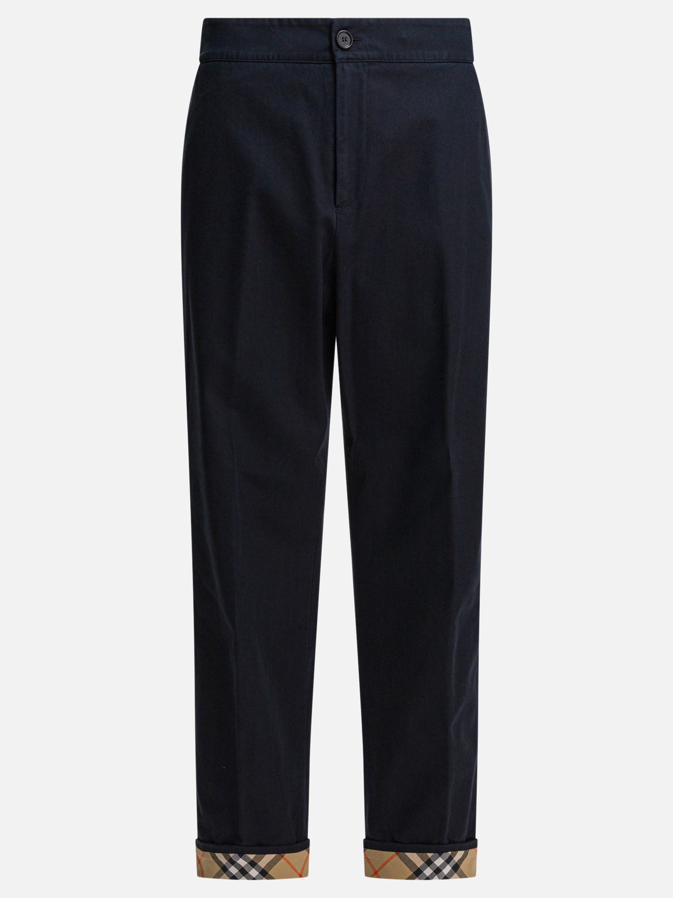 Pantaloni casual Solid colour  Nero - Burberry Uomo | PDP | VIETTI Online Store | thumbnail