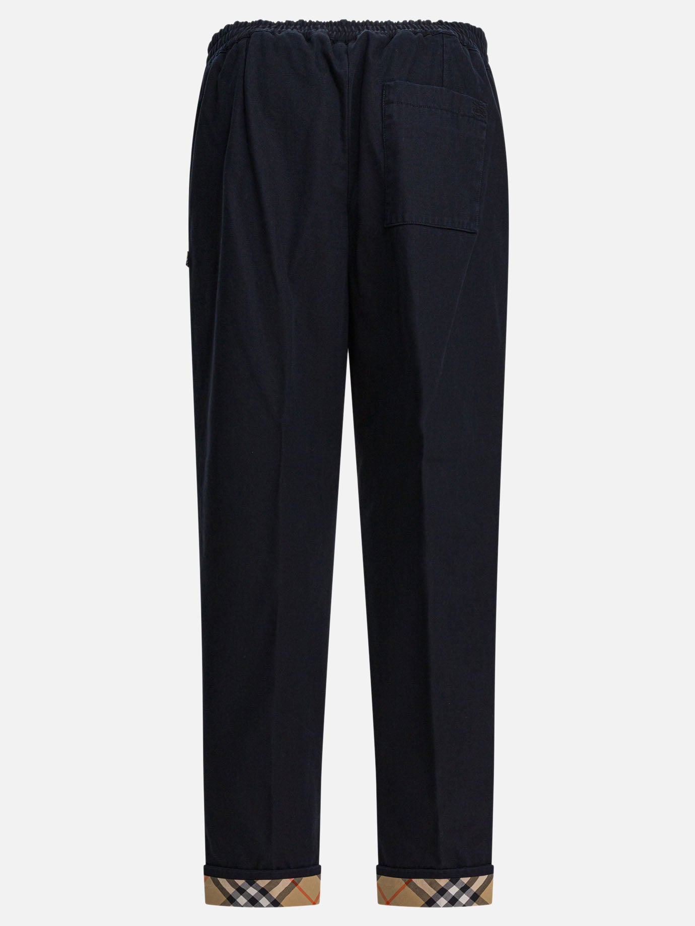 Pantaloni casual Solid colour  Nero - Burberry Uomo | PDP | VIETTI Online Store | Zoom-Modal_2
