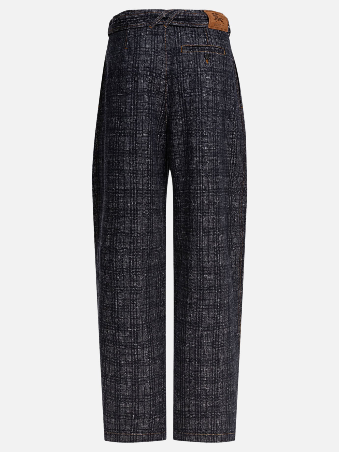 Pantaloni casual Check  Blu - Burberry Donna | PDP | VIETTI Online Store | thumbnail_2