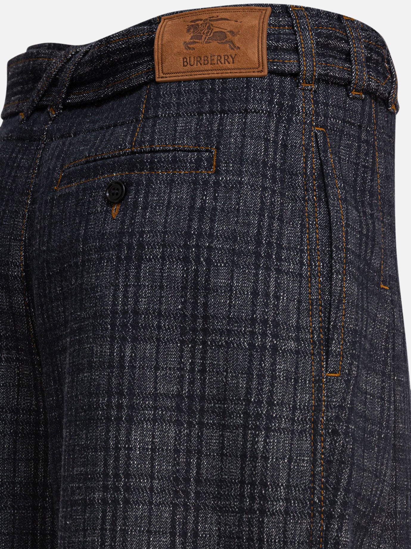 Pantaloni casual Check  Blu - Burberry Donna | PDP | VIETTI Online Store | Zoom-Modal_4
