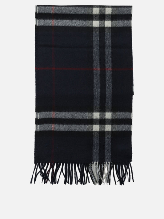 Sciarpe con frange 100%cashmere  Nero - Burberry Uomo | VIETTI Online Store 
