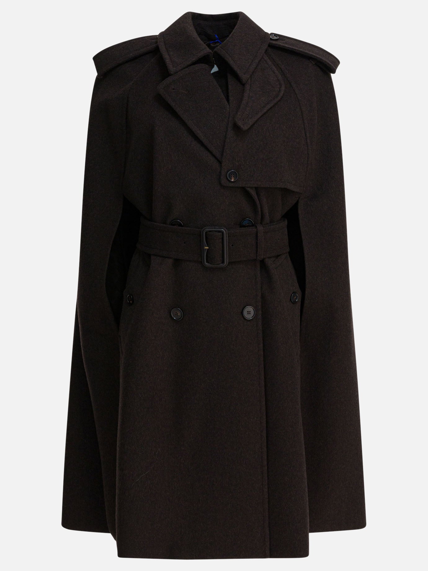 Capes Solid colour  Brown - Burberry Women | PDP | VIETTI Online Store | thumbnail