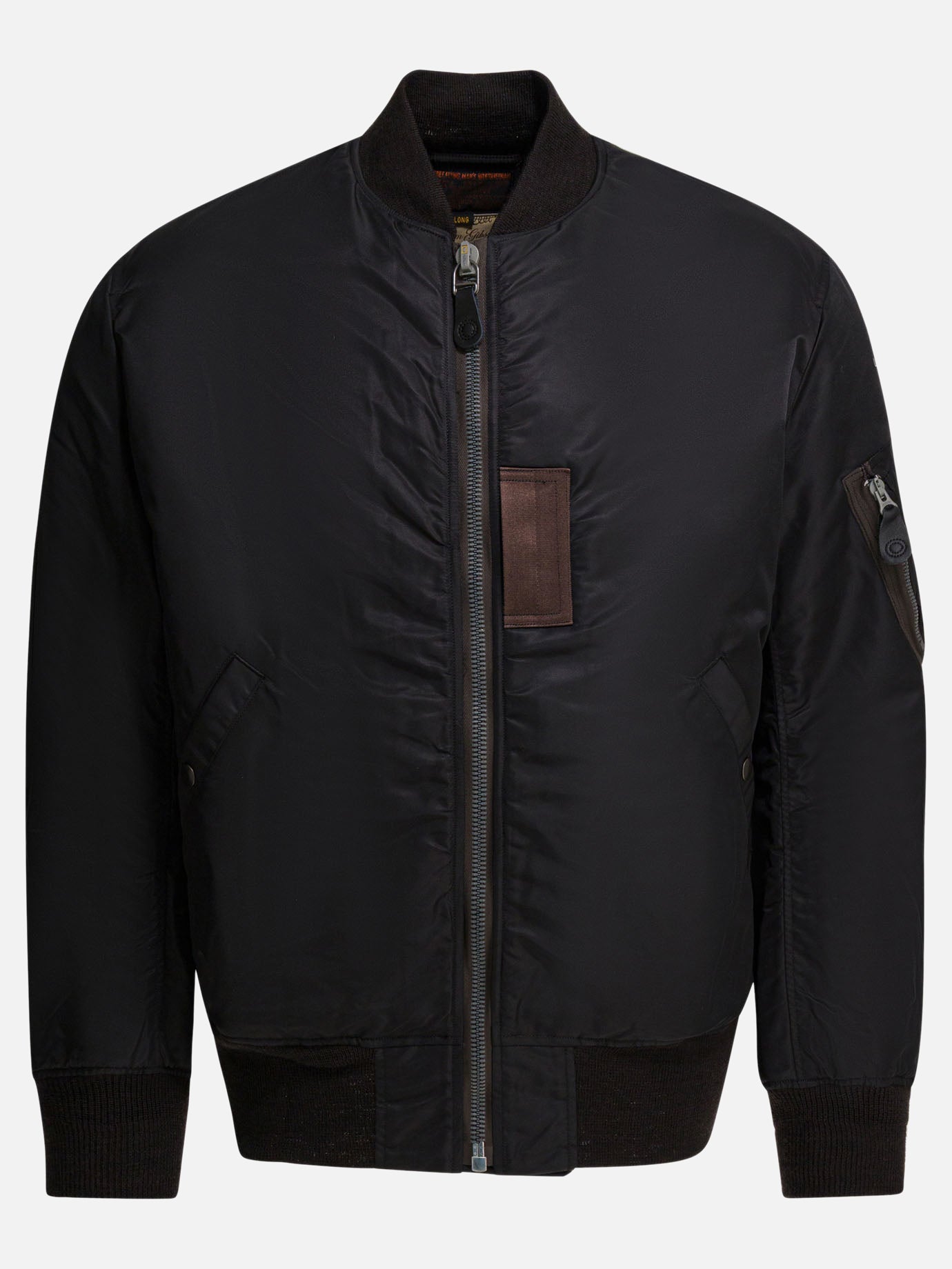 Bomber Solid colour  Nero - Buzz Rickson&#39;s Uomo | PDP | VIETTI Online Store | thumbnail
