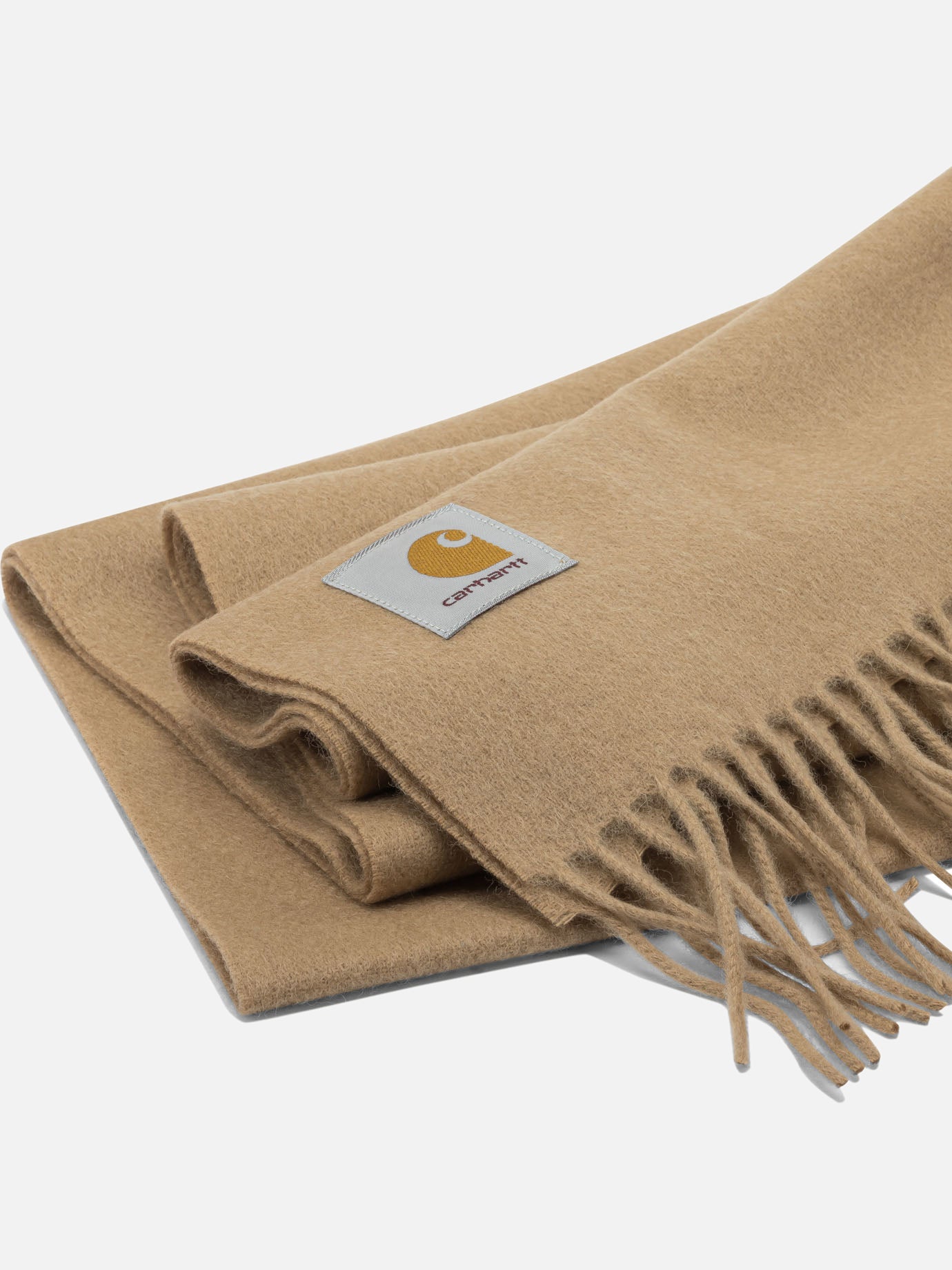 Fringed scarves 100% wool  Beige - Carhartt WIP Men | PDP | VIETTI Online Store | thumbnail_2