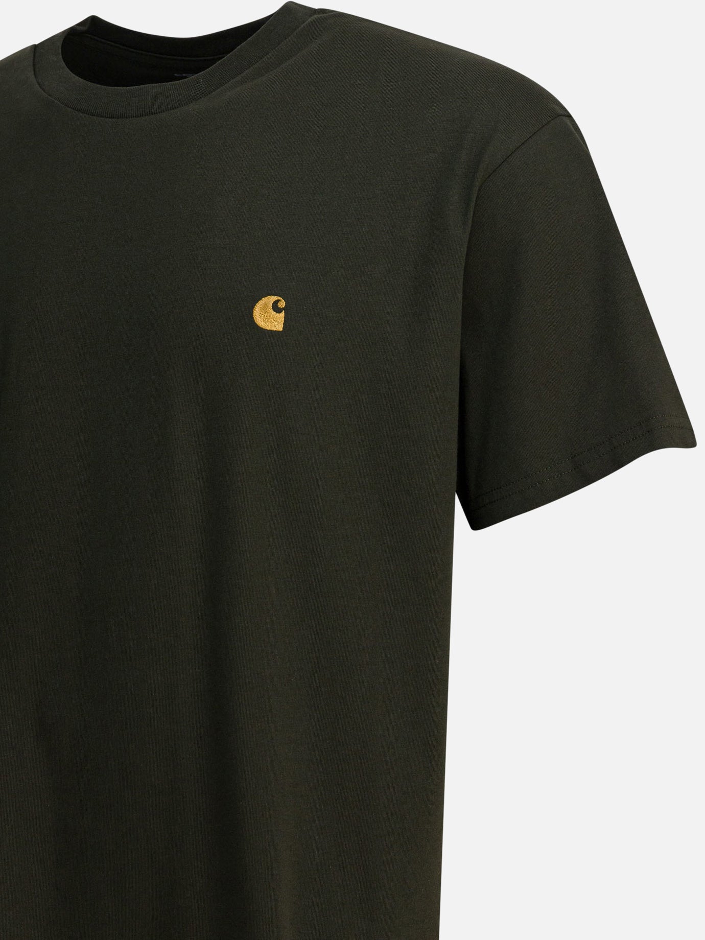 T-shirt girocollo Logo  Verde - Carhartt WIP Uomo | PDP | VIETTI Online Store | thumbnail_4