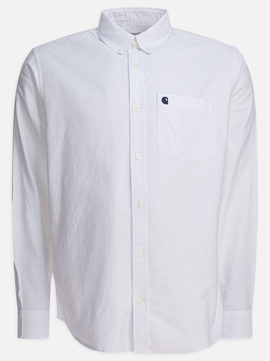 Casual shirts Solid colour  White - Carhartt WIP Men | PLP | VIETTI Online Store 
