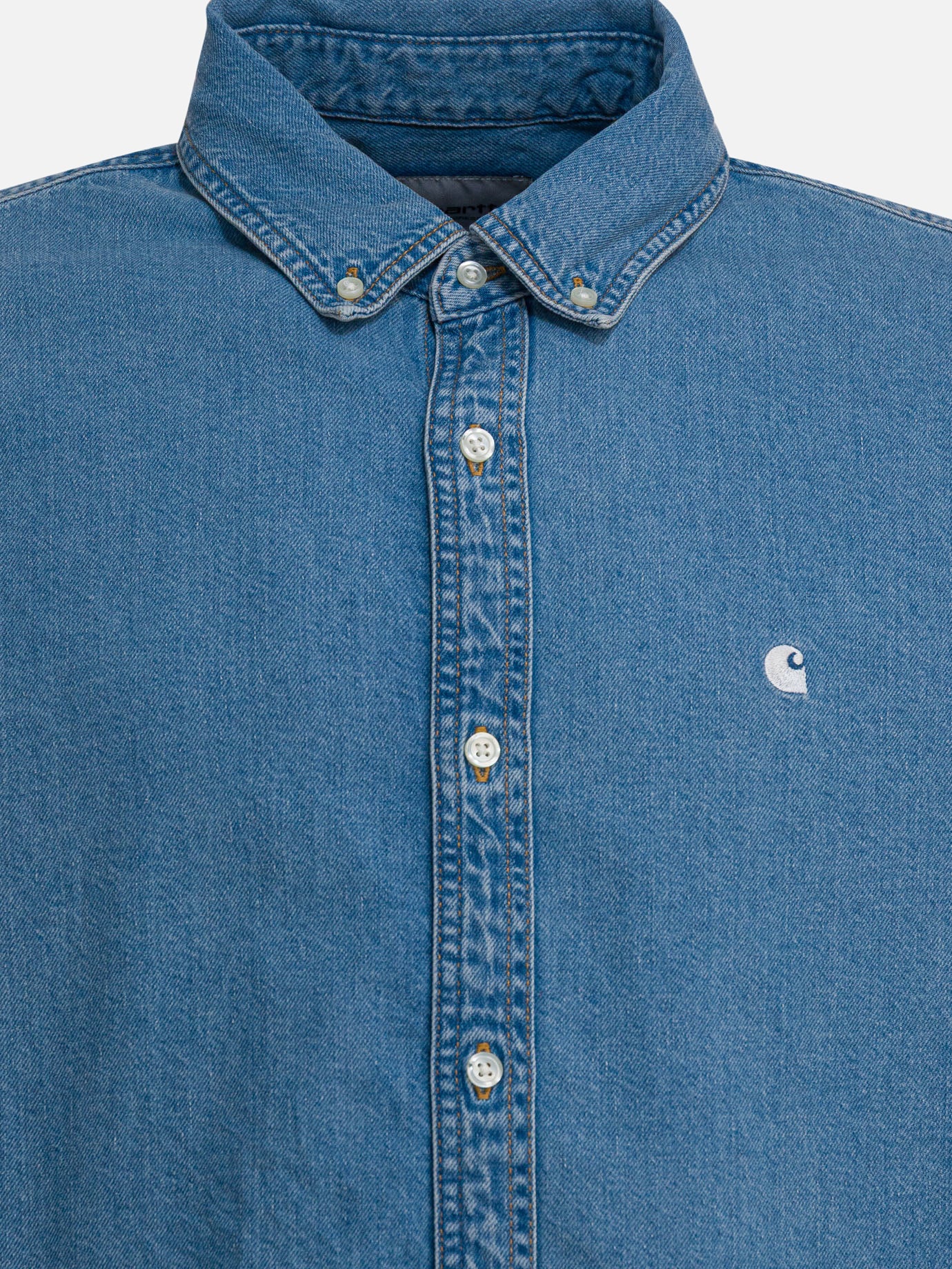 Camicie casual Logo  Blu - Carhartt WIP Uomo | PDP | VIETTI Online Store | thumbnail_3