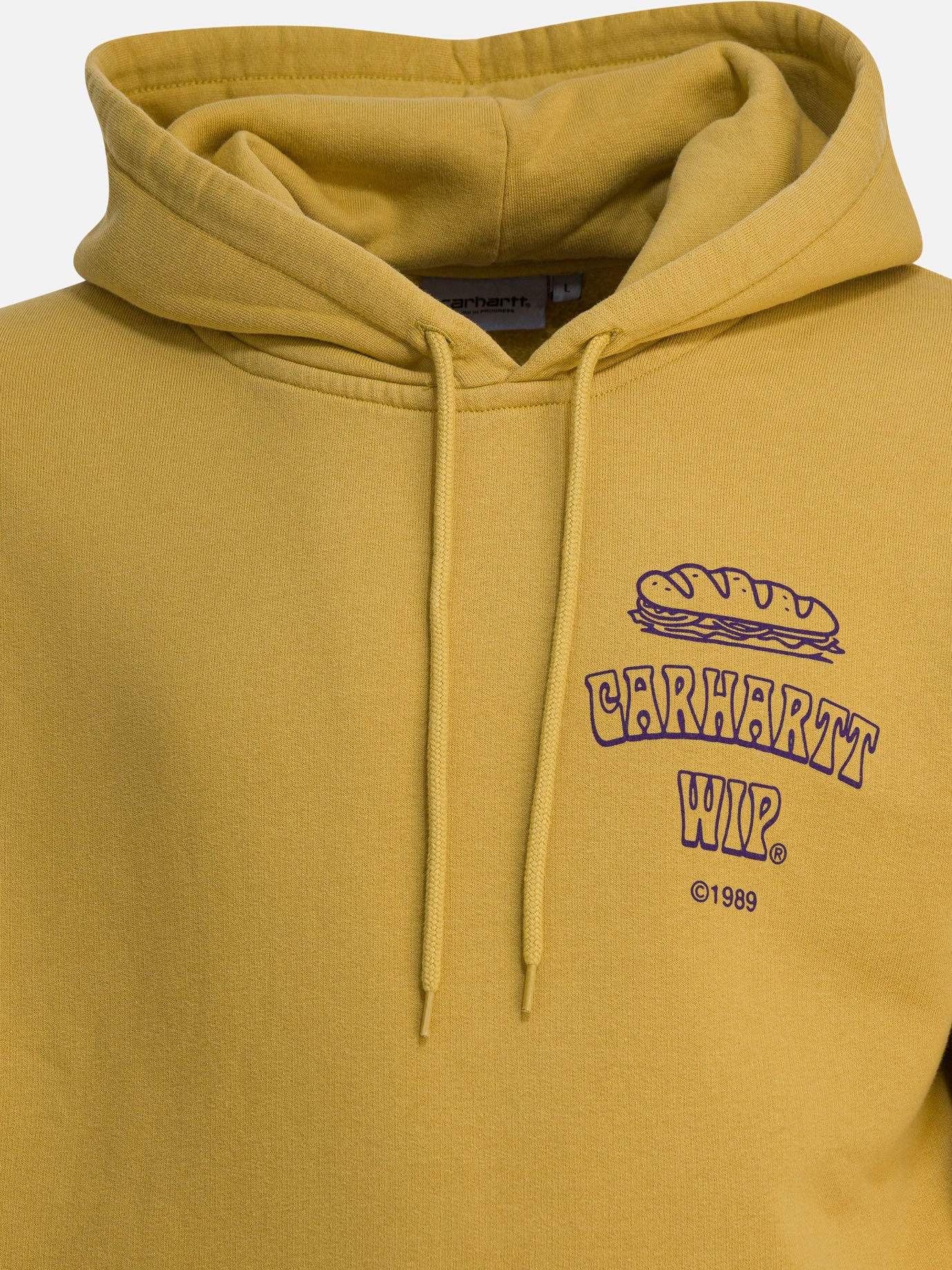 Felpe con cappuccio Logo  Giallo - Carhartt WIP Uomo | PDP | VIETTI Online Store | Zoom-Modal_3
