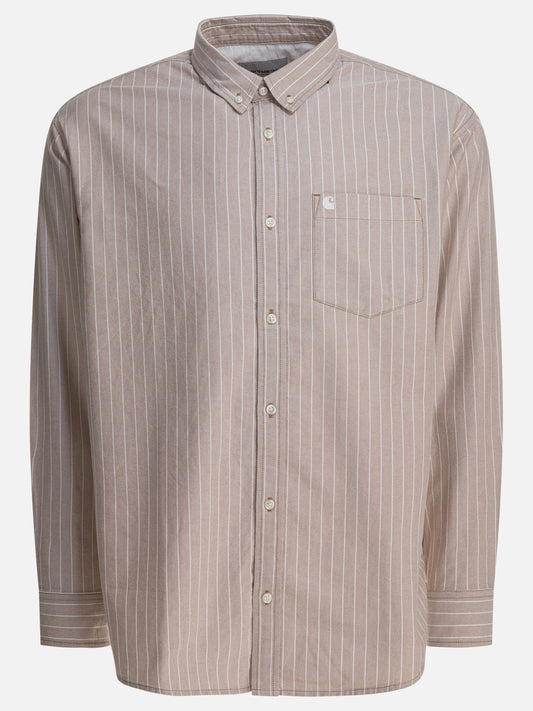 Casual shirts Striped  Beige - Carhartt WIP Men | PLP | VIETTI Online Store 
