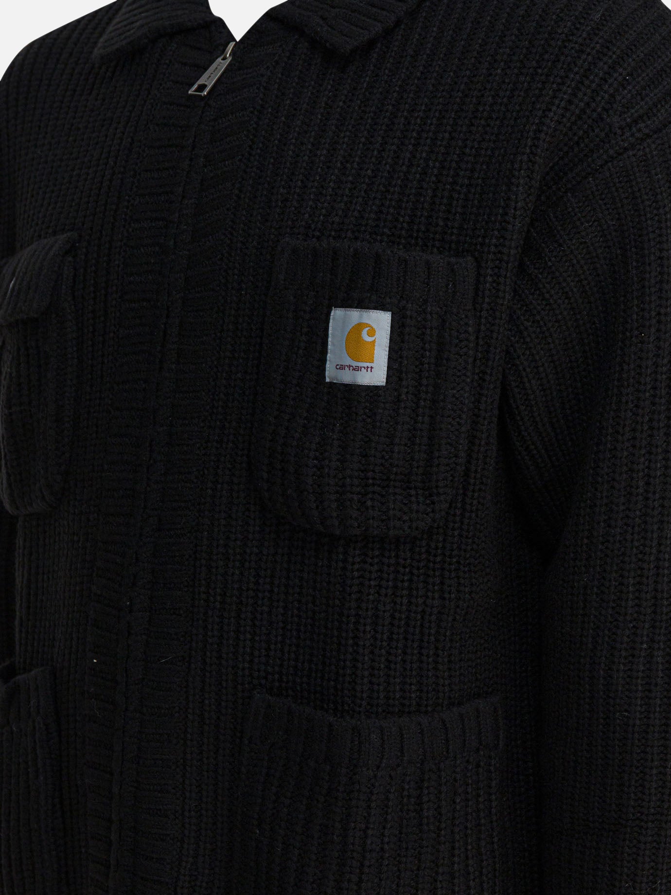 Quilted & Utility Jackets Logo  Black - Carhartt WIP Men | PDP | VIETTI Online Store | Zoom-Modal_4
