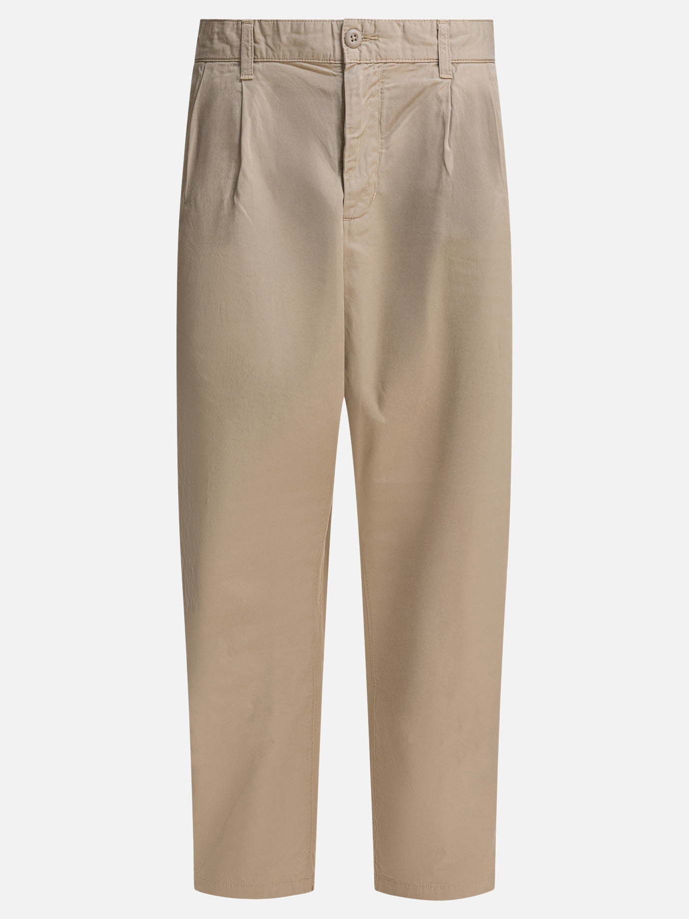 Leisure trousers Solid colour  Beige - Carhartt WIP Men | PDP | VIETTI Online Store | thumbnail