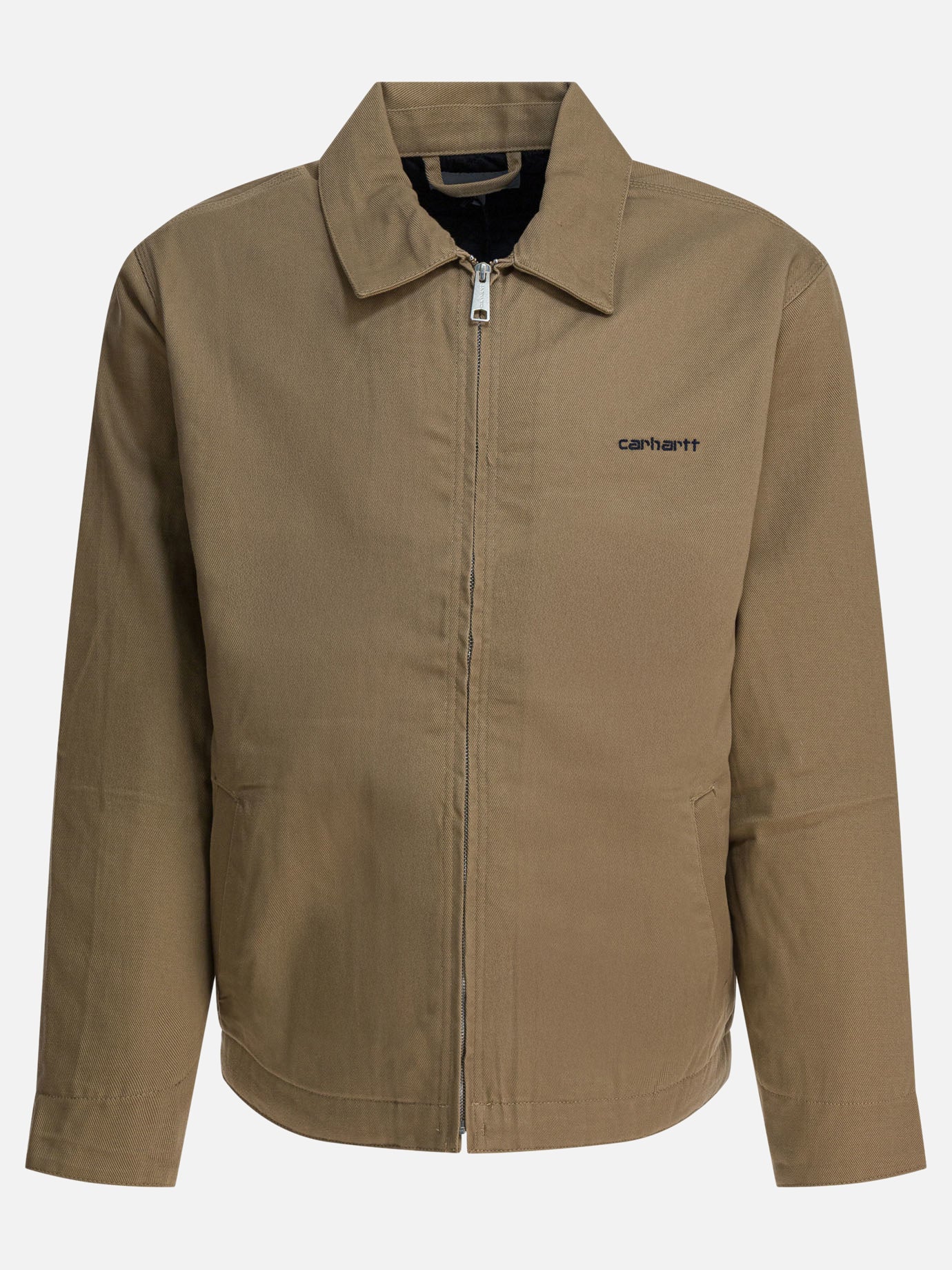 Quilted & Utility Jackets Logo  Beige - Carhartt WIP Men | PDP | VIETTI Online Store | Zoom-Modal
