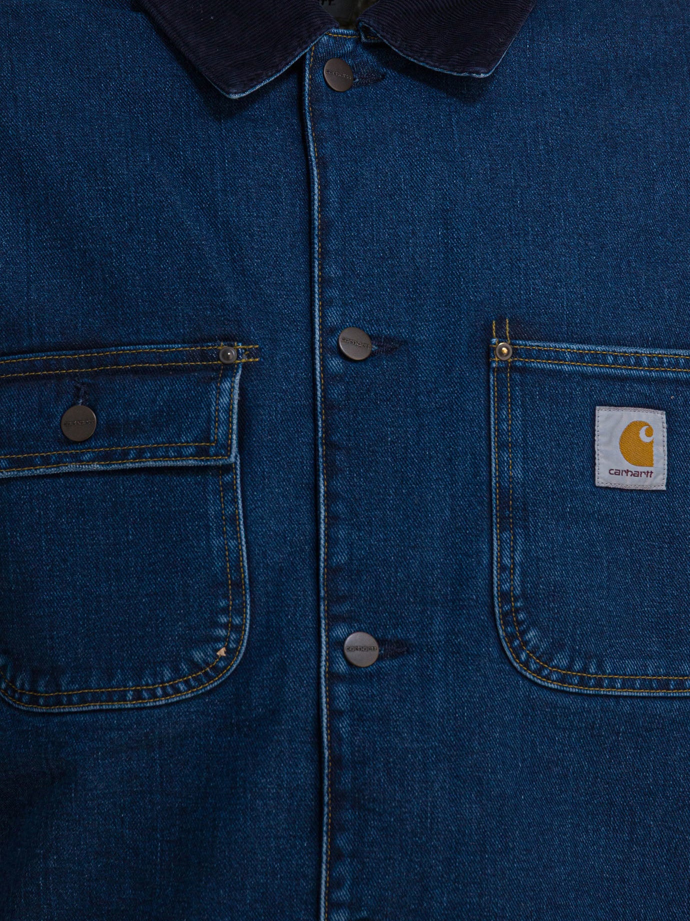 Cappotti corti Logo  Blu - Carhartt WIP Uomo | PDP | VIETTI Online Store | Zoom-Modal_3
