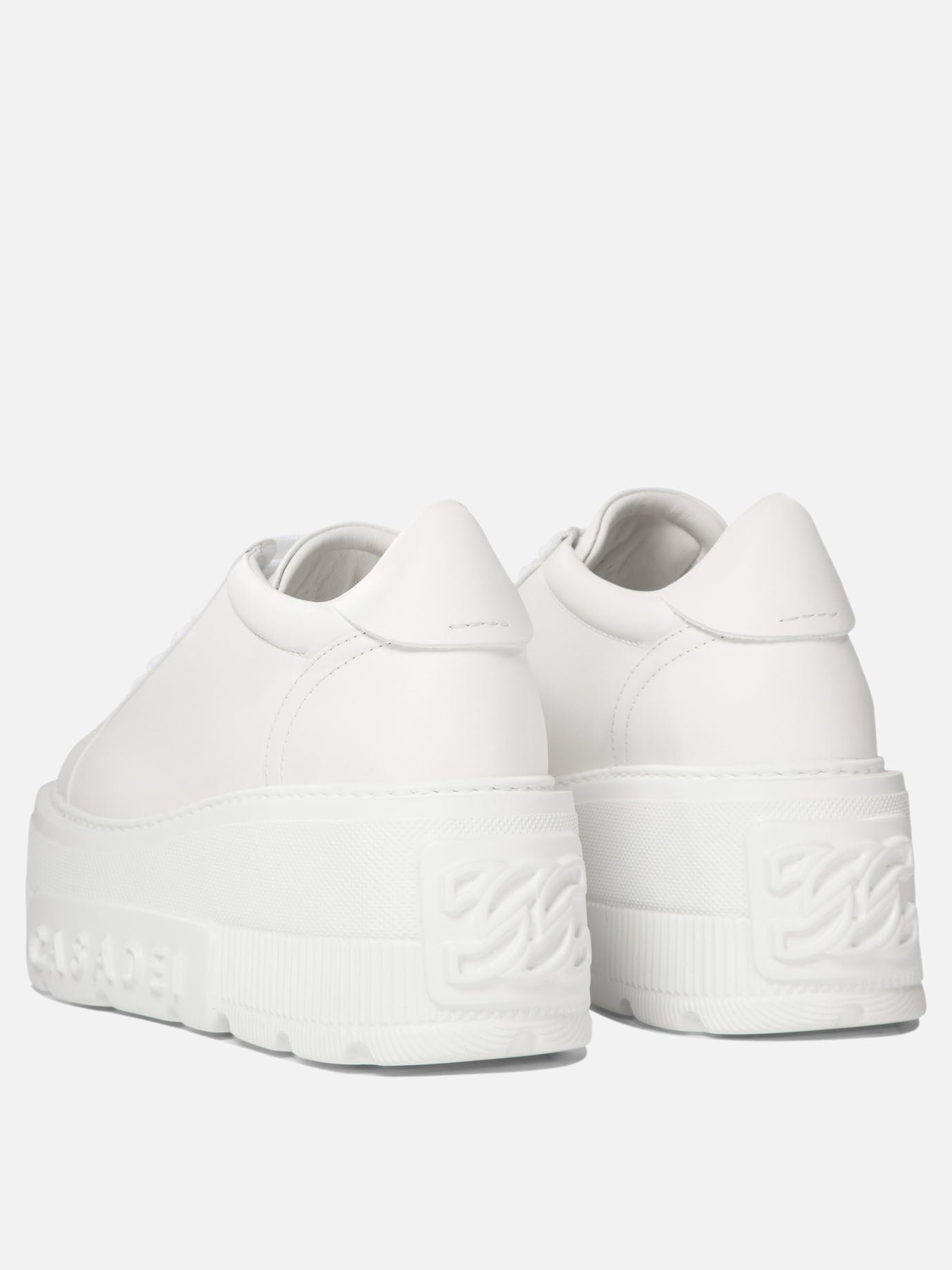 Low top sneakers 100% leather - 100% rubber  White - Casadei Women | PDP | VIETTI Online Store | thumbnail_4