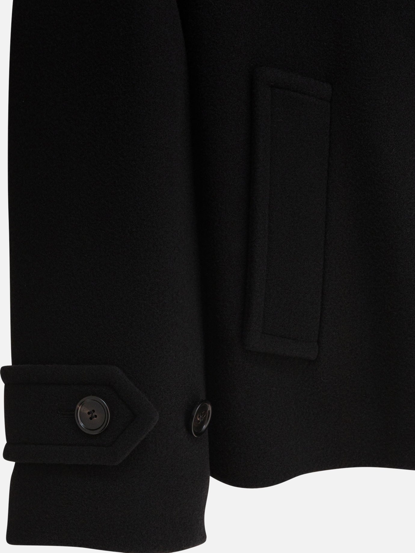 Chloé Short wool coat Black
