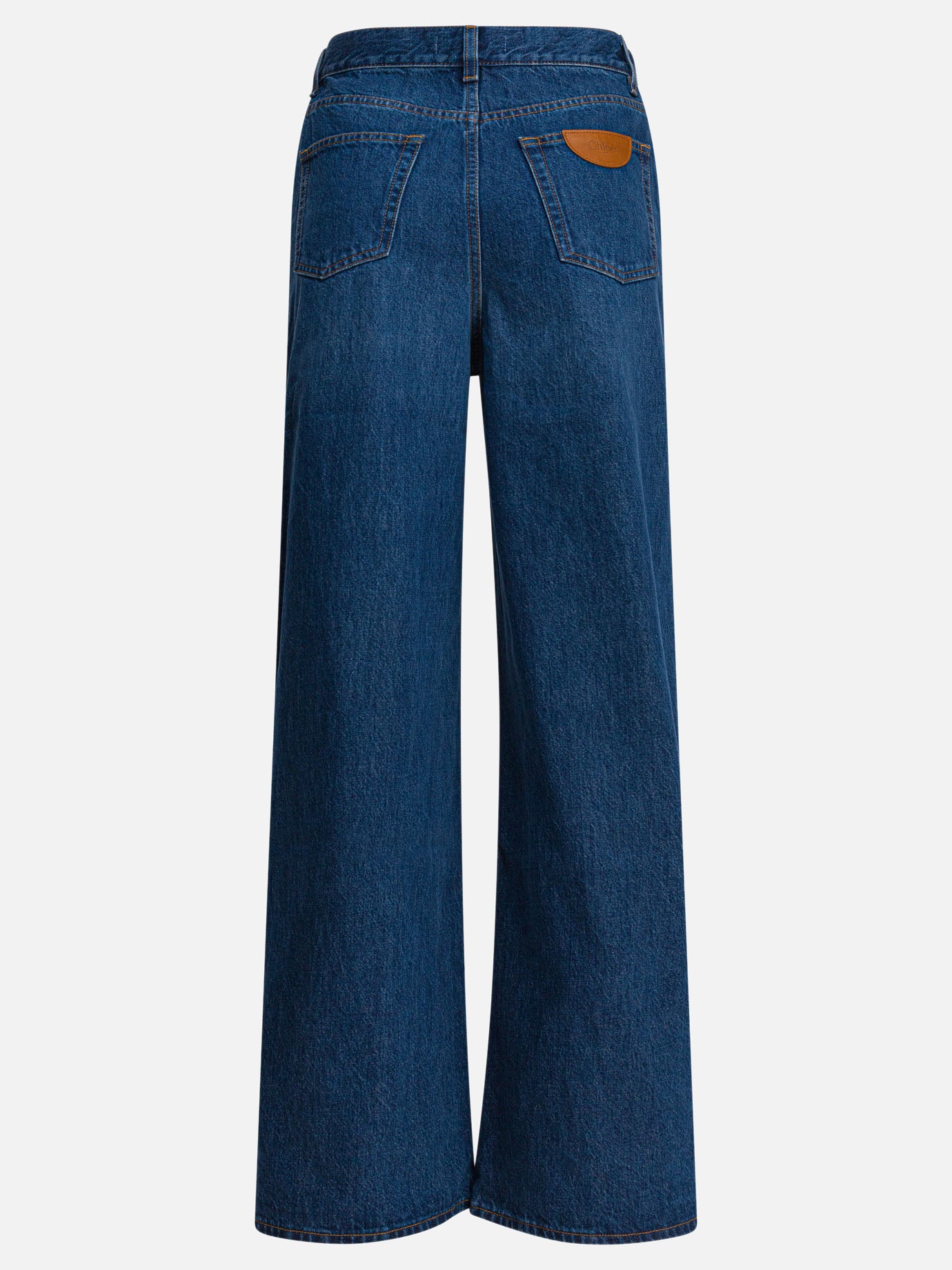 Jeans a gamba larga Denim  Blu - Chloé Donna | PDP | VIETTI Online Store | thumbnail_2