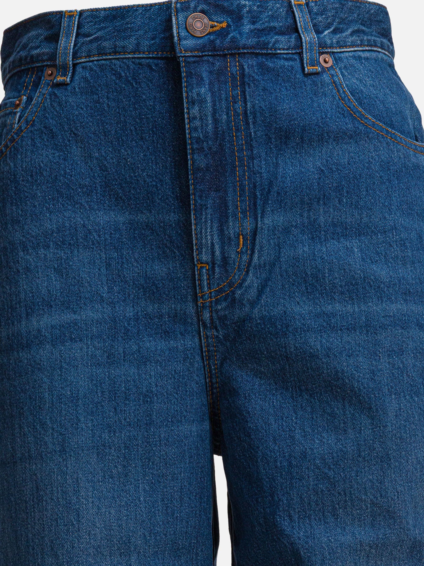 Jeans a gamba larga Denim  Blu - Chloé Donna | PDP | VIETTI Online Store | thumbnail_3