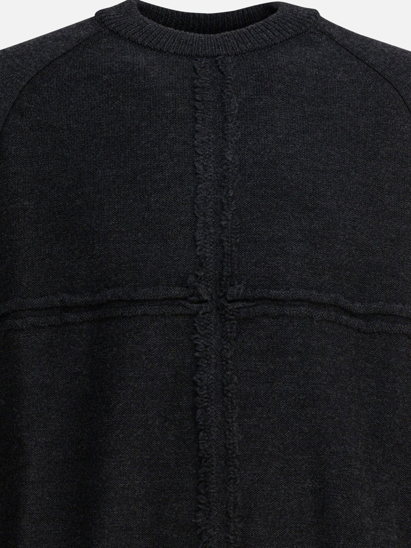 Crewneck sweaters Textured knit  Grey - Comme Des Garçons Homme Men | PDP | VIETTI Online Store | Zoom-Modal_3
