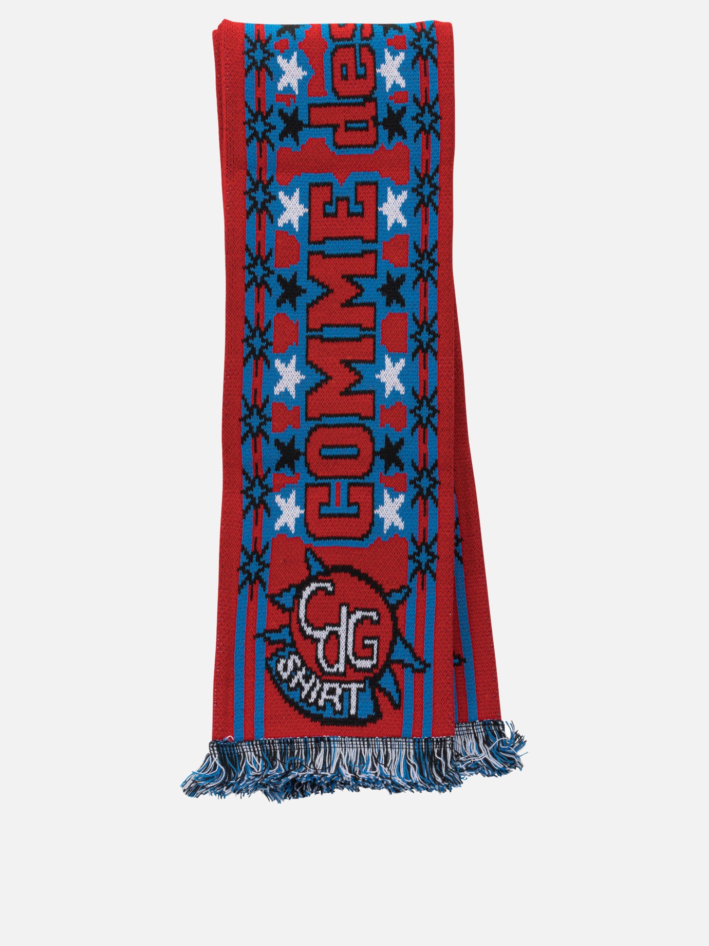 Fringed scarves 100% acrylic  Red - Comme Des Garçons Shirt Men | PDP | VIETTI Online Store | thumbnail