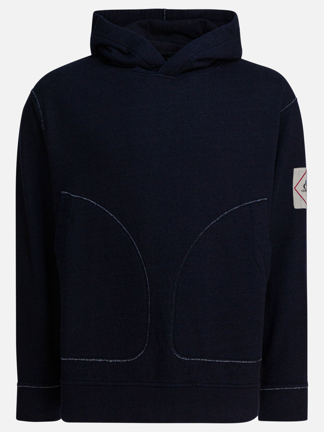 Felpe con cappuccio Solid colour  Blu - C.P. Company Uomo | PDP | VIETTI Online Store | Zoom-Modal
