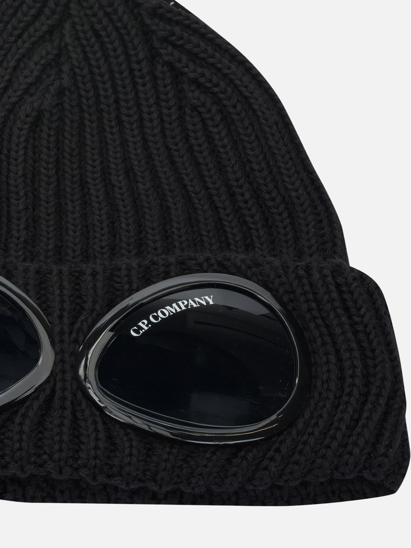 Beanies 100% merino wool  Black - C.P. Company Men | PDP | VIETTI Online Store | thumbnail_3