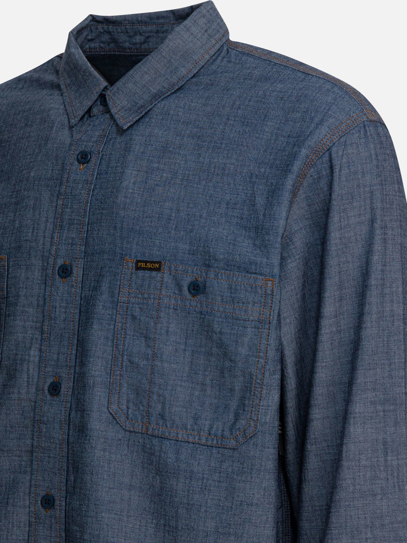 Camicie casual Denim  Blu - Filson Uomo | PDP | VIETTI Online Store | Zoom-Modal_4

