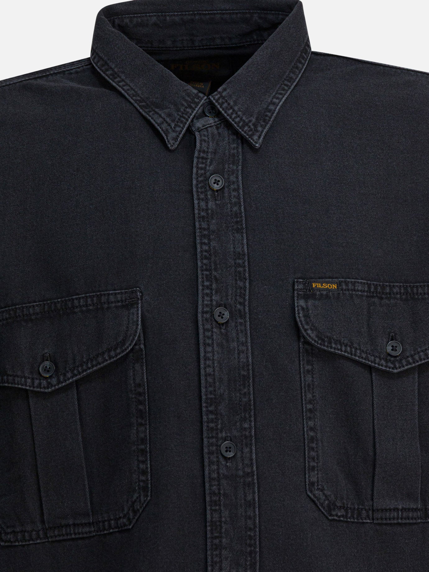 Overshirt jackets Solid colour  Black - Filson Men | PDP | VIETTI Online Store | Zoom-Modal_3
