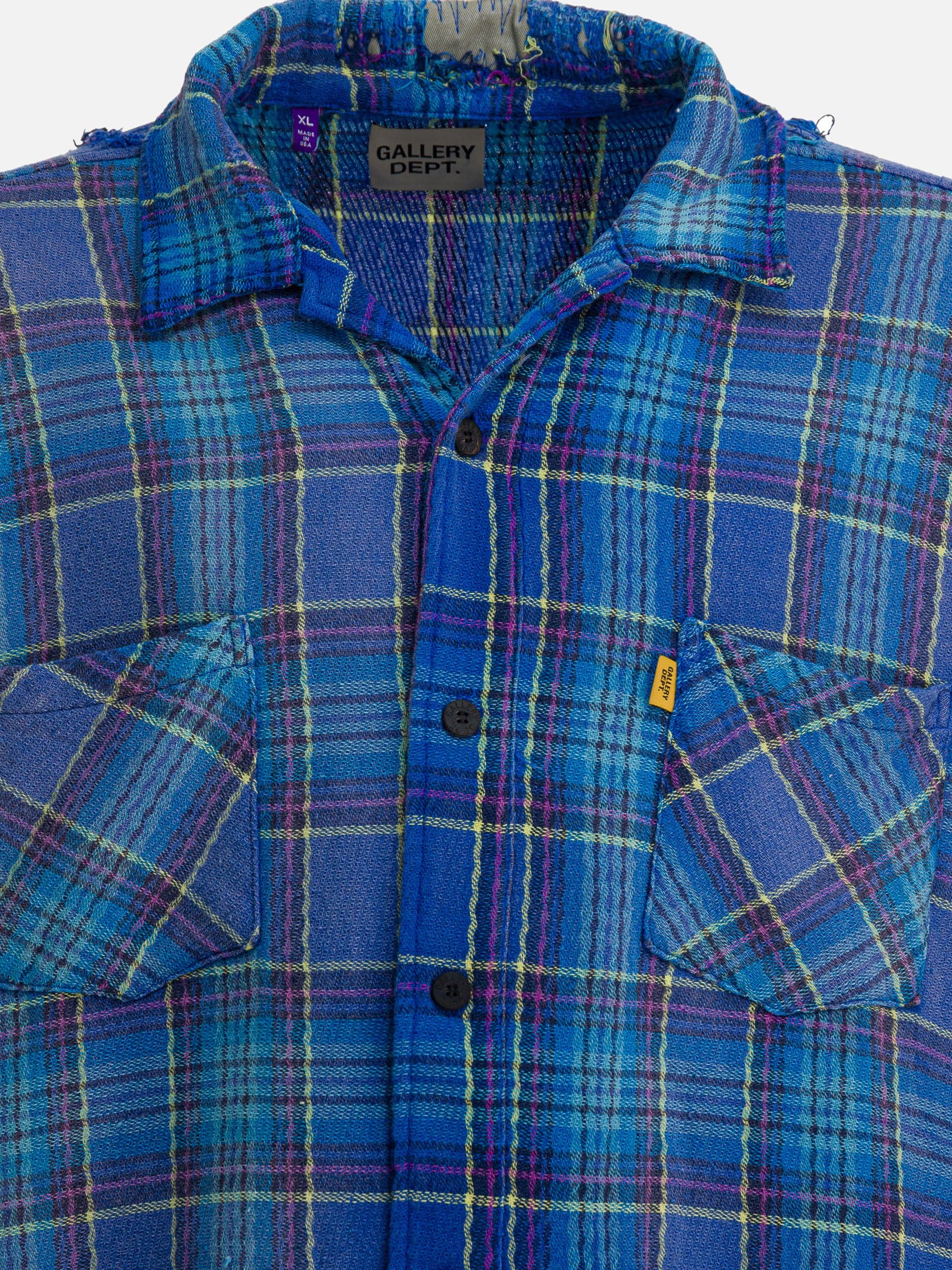 Casual shirts Check  Blue - Gallery Dept. Men | PDP | VIETTI Online Store | thumbnail_3